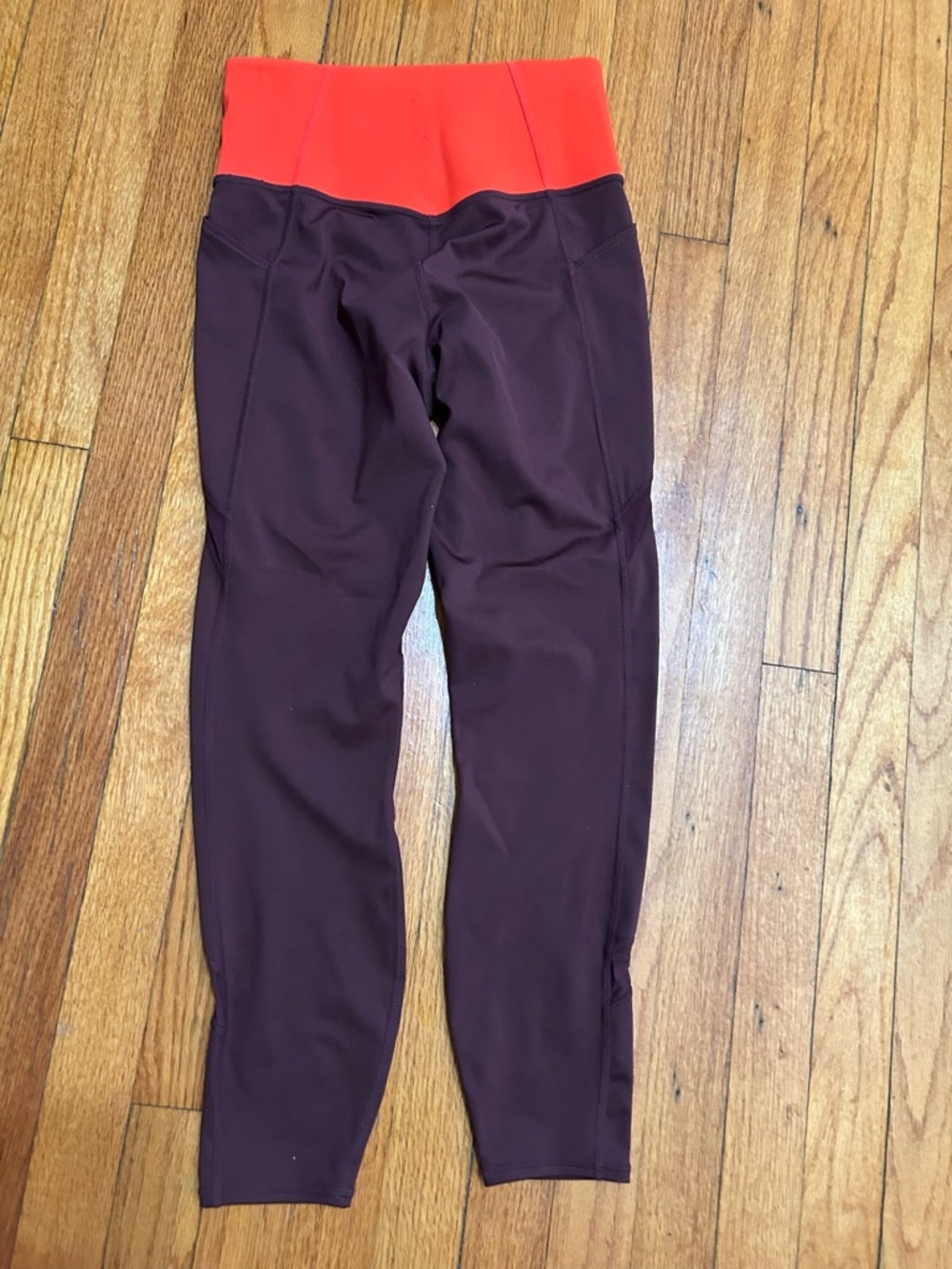 Athleta Leggings Tenacity 7/8 Powerlift Burgundy/Red Torch Size Small - Picture 9 of 9